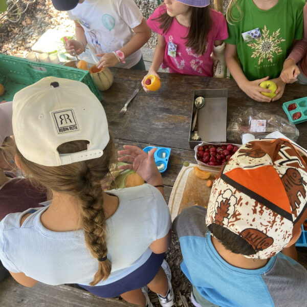 Des enfants en pleine activité lors de l'animaclub du Bioparc Genève
